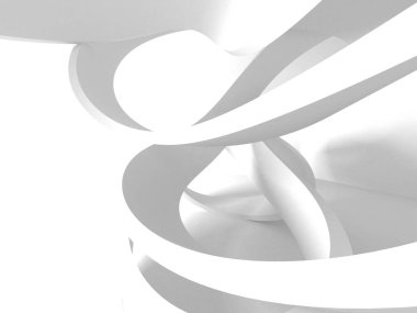 Soyut mimari modern tasarım arka planı. 3d resimleme