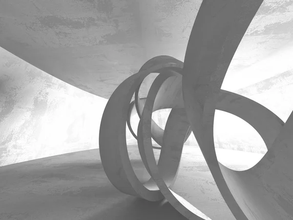 Concrete Architecture Background Abstract Empty Dark Room Render Illustration — Stock Photo, Image