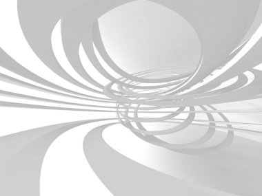 Soyut mimari modern tasarım arka planı. 3d resimleme