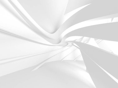 Soyut mimari modern tasarım arka planı. 3d resimleme