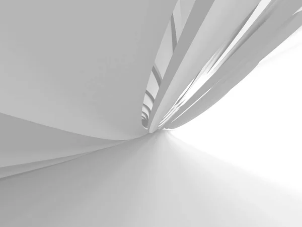 Abstract Modern White Architecture Background Render Illustration — Stock Photo, Image