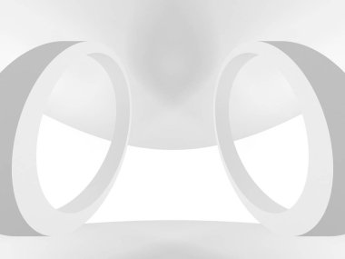 Soyut mimari modern tasarım arka planı. 3d resimleme