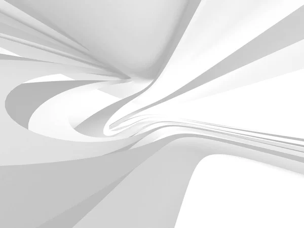 Futuristic White Architecture Design Background Render Illustration — Stock Photo, Image