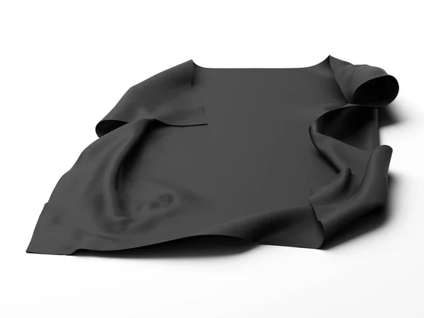 Скатерть из черного шелка. Выставка выставок — стоковое фото