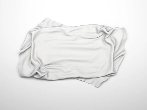 Mantel de elegancia de seda blanca. Exposición ferial —  Fotos de Stock