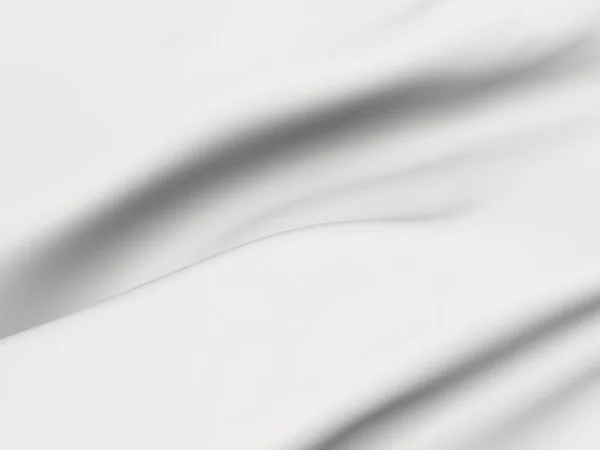 白いシルクのエレガントなテーブル クロス。トレード ショー展示会 — ストック写真