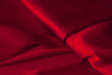 Lüks kırmızı saten kumaş bez arka plan