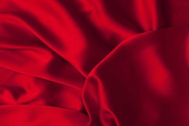 Lüks kırmızı saten kumaş bez arka plan