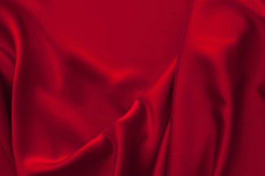 Lüks kırmızı saten kumaş bez arka plan