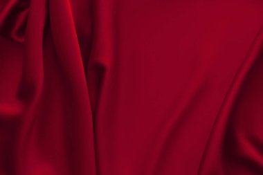 Lüks kırmızı saten kumaş bez arka plan