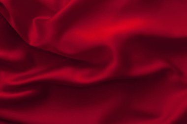 Lüks kırmızı saten kumaş bez arka plan