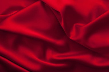 Lüks kırmızı saten kumaş bez arka plan