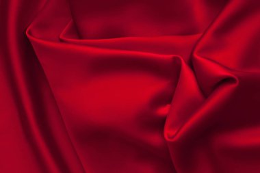Lüks kırmızı saten kumaş bez arka plan