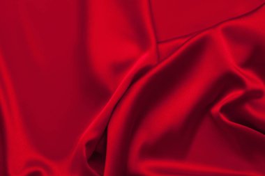 Lüks kırmızı saten kumaş bez arka plan