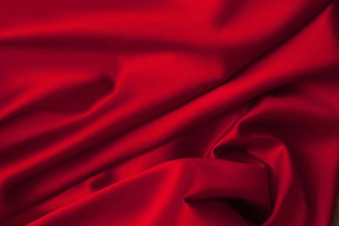 Lüks kırmızı saten kumaş bez arka plan