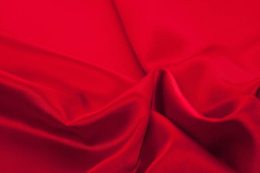Lüks kırmızı saten kumaş bez arka plan
