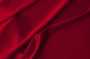 Lüks kırmızı saten kumaş bez arka plan