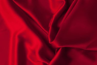 Lüks kırmızı saten kumaş bez arka plan