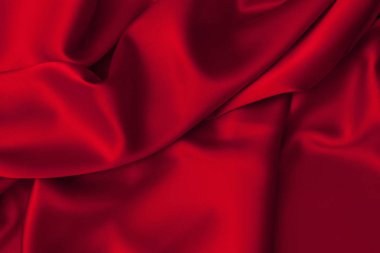 Lüks kırmızı saten kumaş bez arka plan