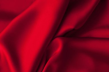 Lüks kırmızı saten kumaş bez arka plan