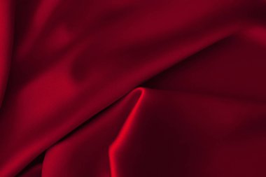 Lüks kırmızı saten kumaş bez arka plan