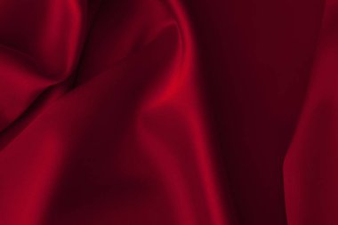 Lüks kırmızı saten kumaş bez arka plan