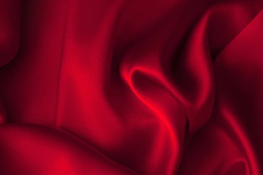 Lüks kırmızı saten kumaş bez arka plan
