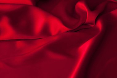 Lüks kırmızı saten kumaş bez arka plan