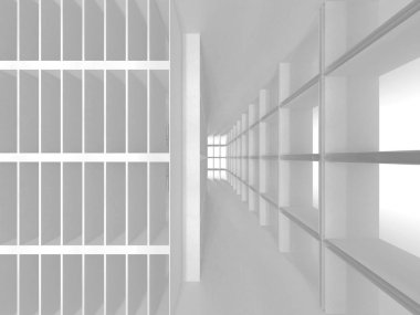 Beyaz Mimari İnşaat Modern İç Arkaplan