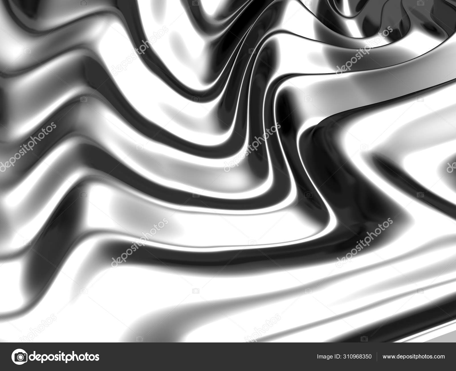Abstract silver wavy stripes background Stock Photo by ©VERSUSstudio ...