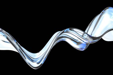 Mavi, saf su sıçraması.