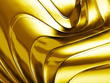 Altın erime çizgileri lüks arka planı eğriliyor