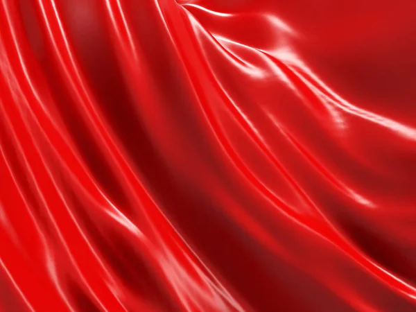 Vermelho ondulado luxo abstrato fundo — Fotografia de Stock