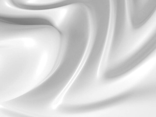 Abstract white background with waves