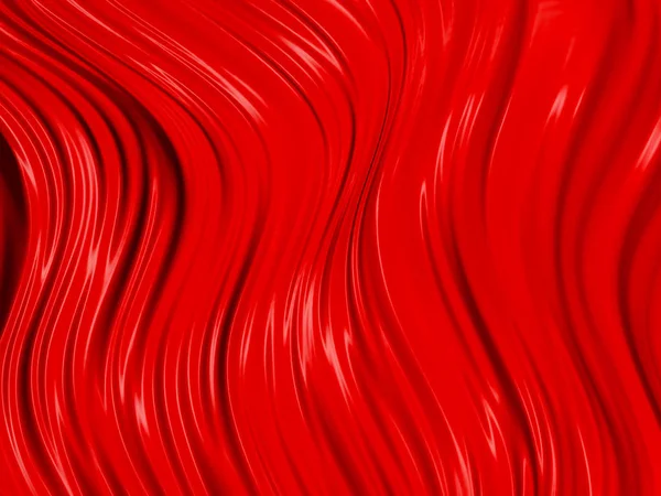 Vermelho ondulado luxo abstrato fundo — Fotografia de Stock