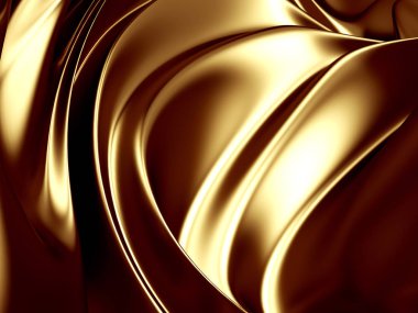 Altın erime çizgileri lüks arka planı eğriliyor