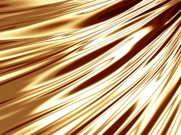 黄金のメルトライン曲線の豪華な背景 — ストック写真