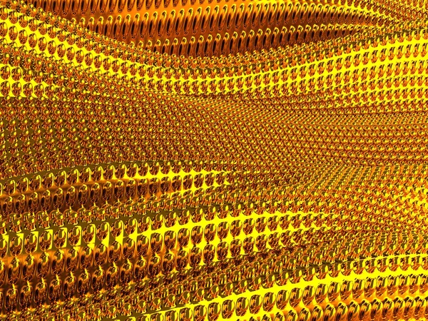 Ouro luxo ondulado pontilhado fundo abstrato — Fotografia de Stock