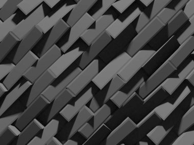 Klasik siyah fayans dizayn dokusu arkaplanı. 3d hazırlayıcı