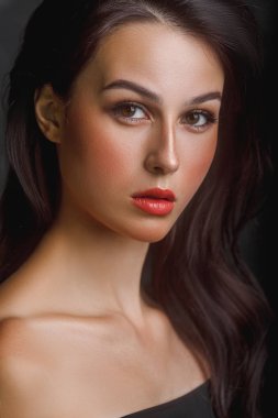 çekici bir genç kadın Güzellik Portresi