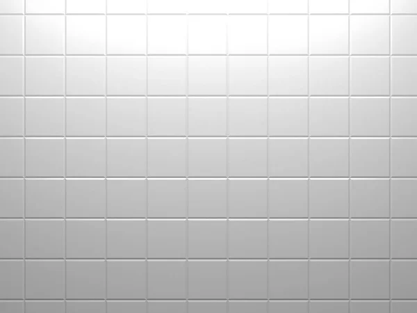 White classic tile texture background. 3d render — Stock Photo, Image