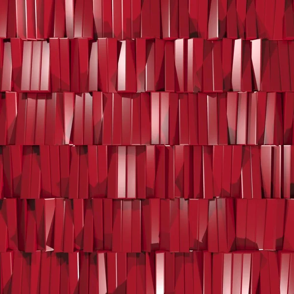 Texture carrelage rouge beau fond. 3d rendu — Photo
