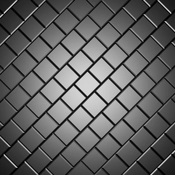 Classic azulejo preto design textura fundo. Renderização 3d — Fotografia de Stock