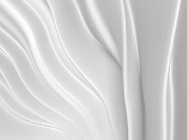 Abstract witte achtergrond met golven — Stockfoto