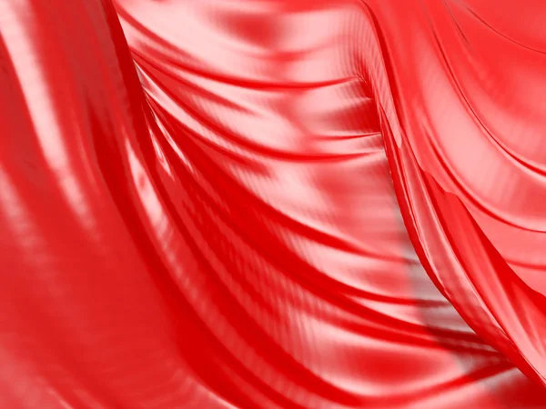 Красный волнистый роскошный абстрактный фон — стоковое фото