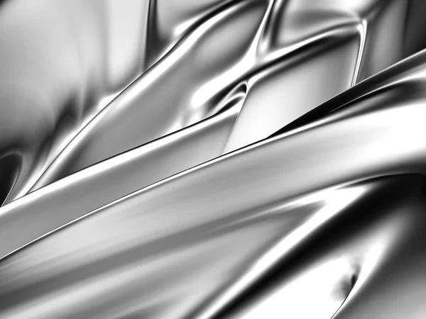 Abstract silver wavy stripes background — Stock Photo, Image