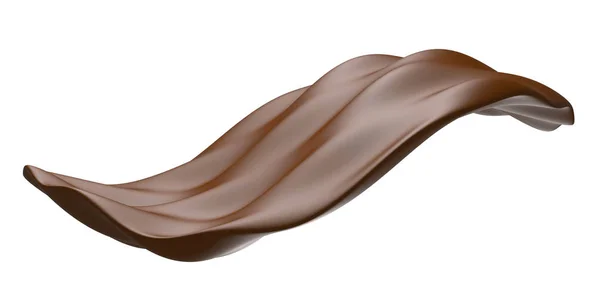 Shiny sweet chocolate liquid splash. — Stock Photo, Image