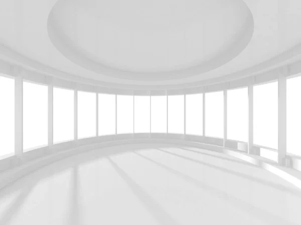 Futuristische witte architectuur ontwerp achtergrond — Stockfoto