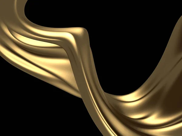 Oro hermoso fluido salpicadura fondo —  Fotos de Stock
