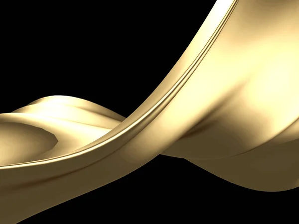 Golden beautiful fluid spash background — Stock Photo, Image